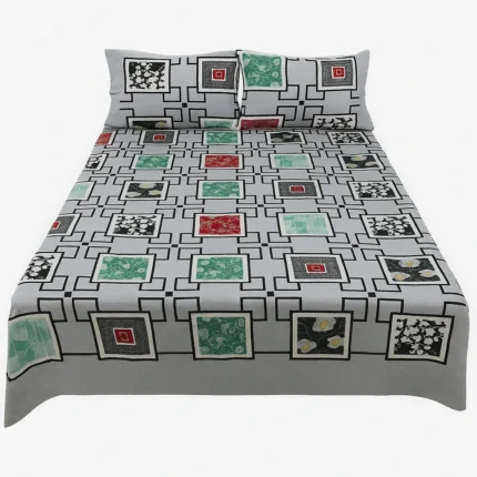 Multi Color Box Bed Sheet