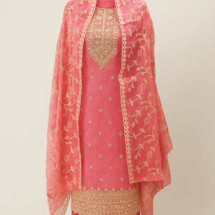 GIMI Cherry Semi stitched 04 Pcs_Rose Gold